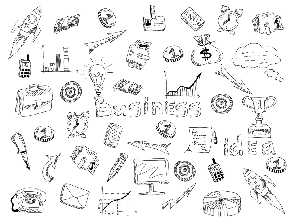 On picture: business, ideas, profit, strategy and other